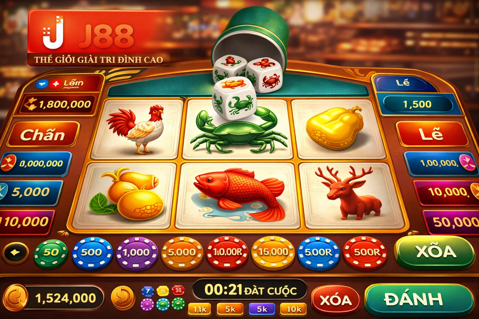 Bầu cua online J88