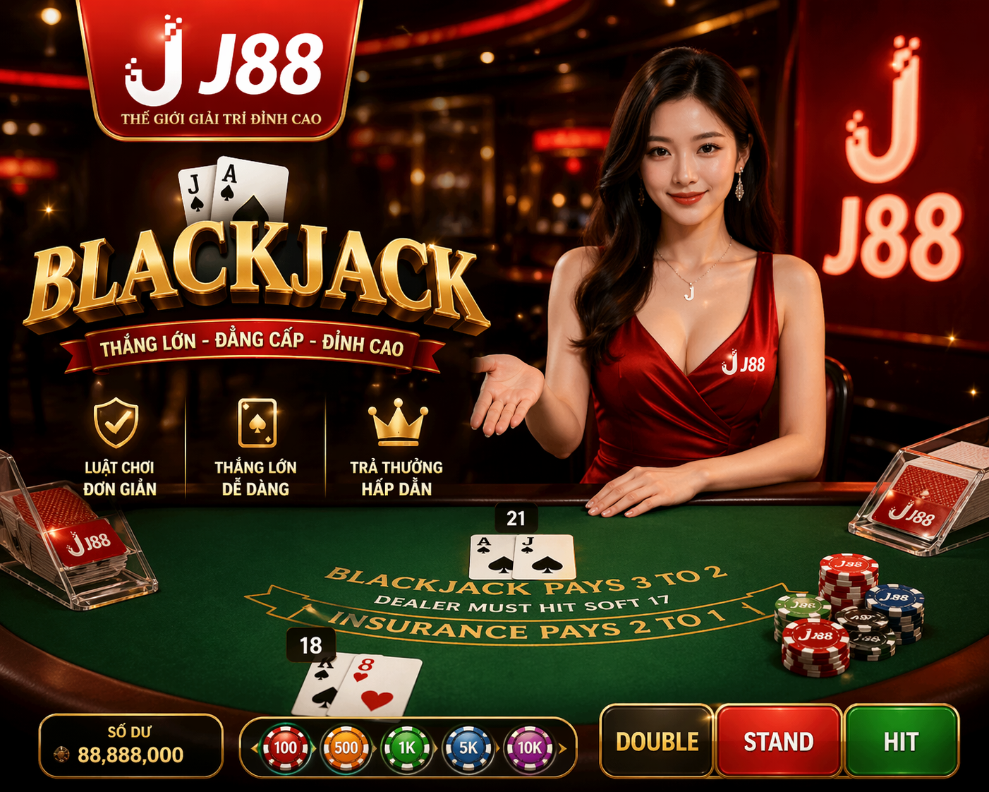 Blackjack J88
